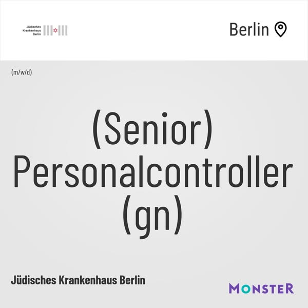 (Senior) Personalcontroller (gn)