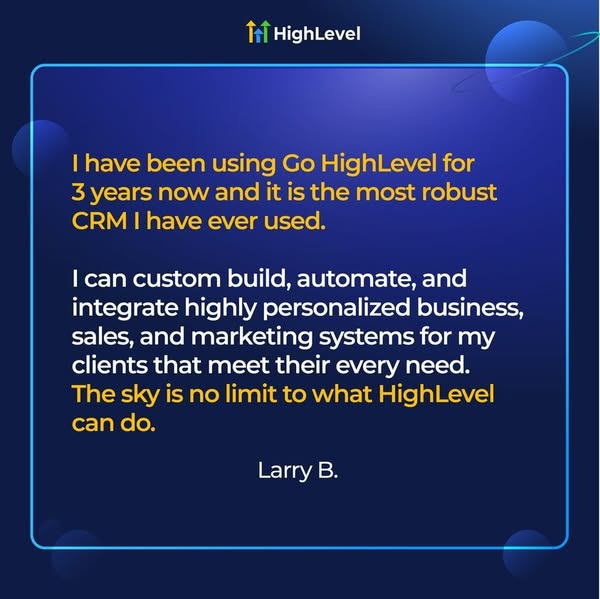 🚀 Try HighLevel FREE for 14 days