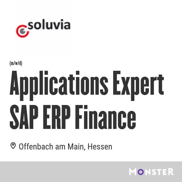 Applications Expert SAP ERP Finance